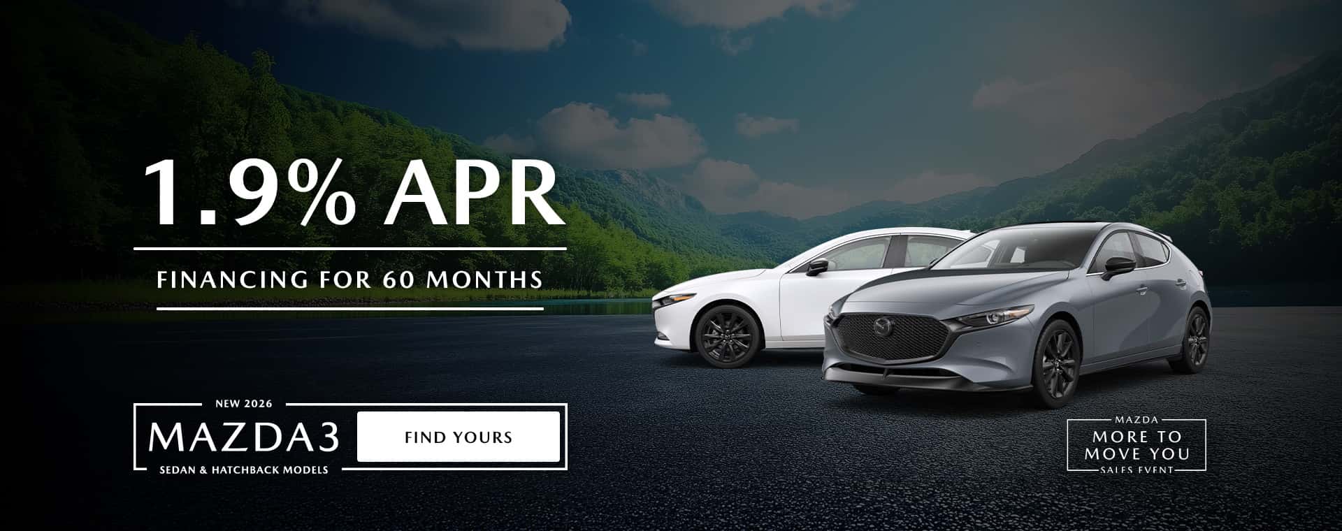2026 Mazda3 Hatchback and Sedan Promo