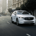 2025 Mazda CX-5 driving in the city