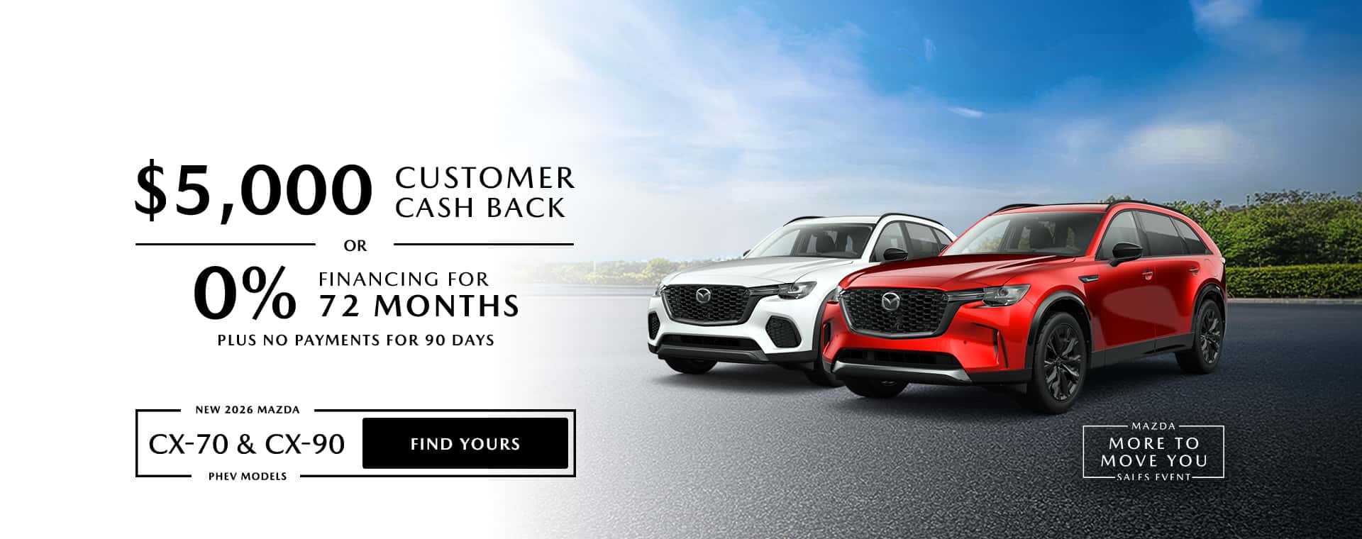 Mazda CX-70 and CX-90 Promo