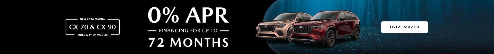 2026 Mazda CX-70-90 Financing promo