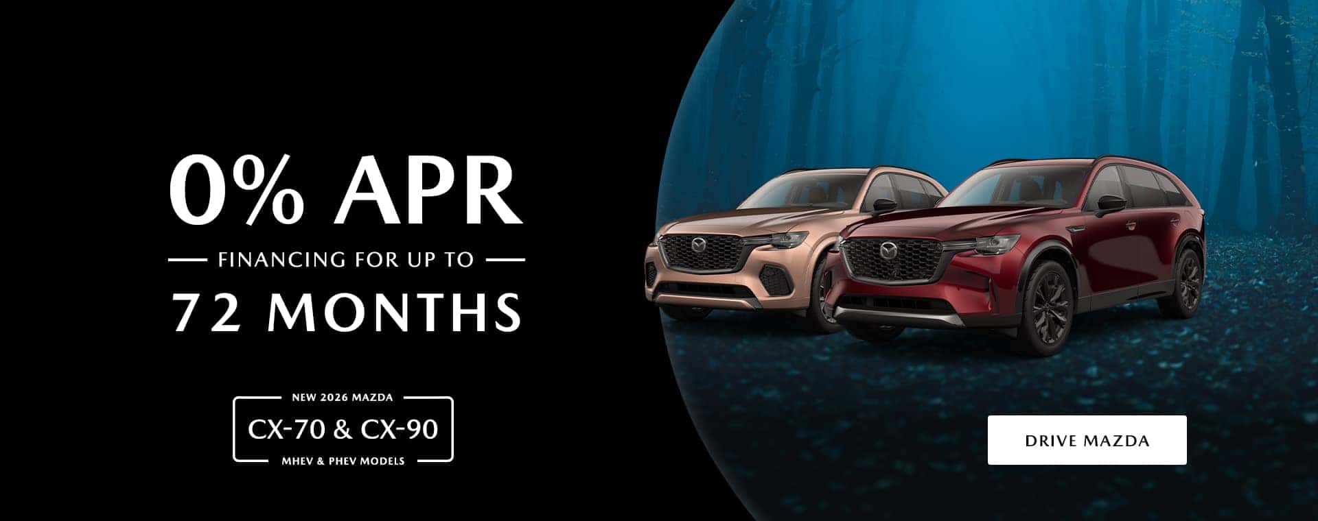 2026 Mazda CX-70-90 Financing promo