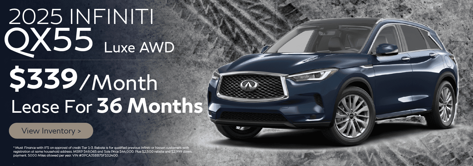 2025 QX55 Offer