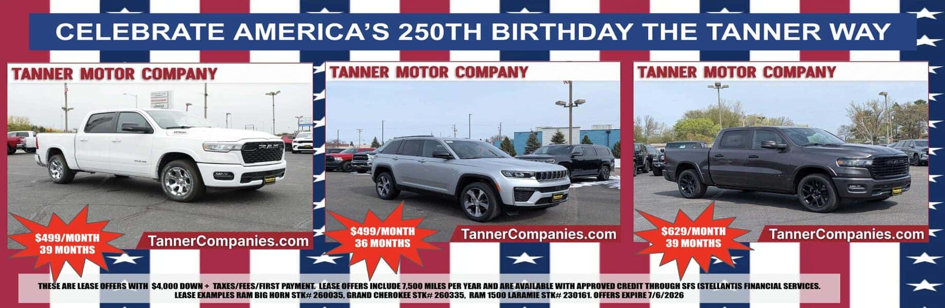 July 4th Jeep Ram Lease Minnesota