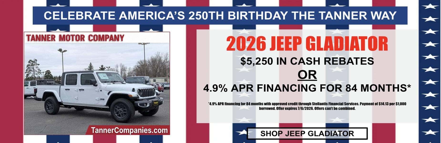Jeep Lease 4th of July Minnesota