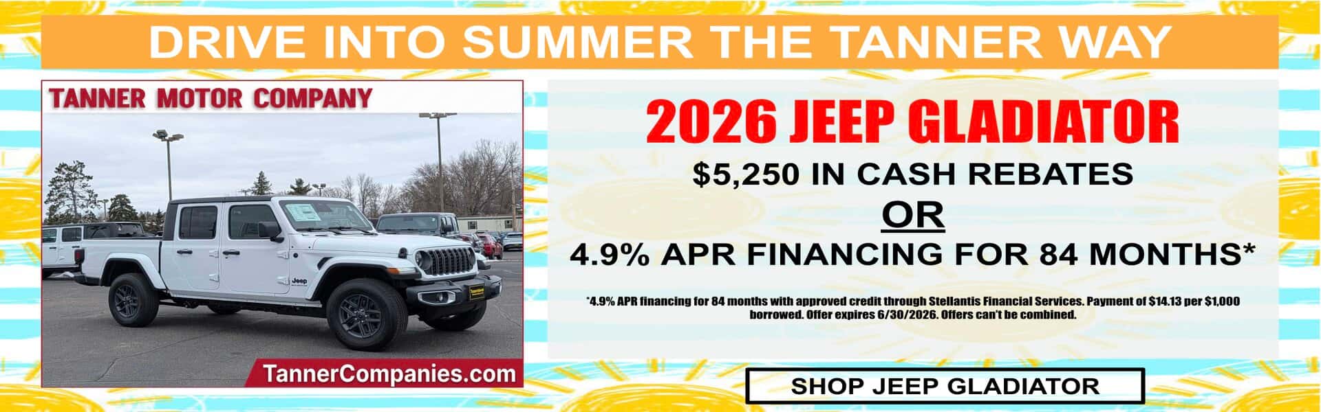 2026 Jeep Gladiator Offers Minnesota