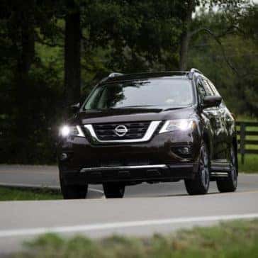 2019 Nissan Pathfinder on road