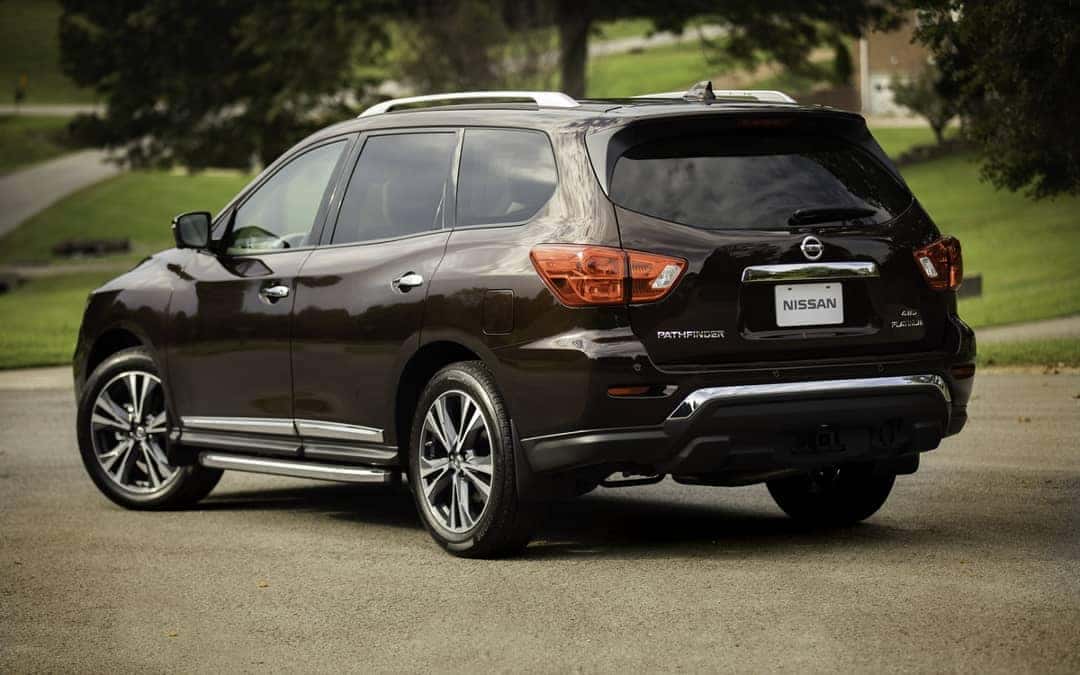 rear of 2019 Nissan Pathfinder