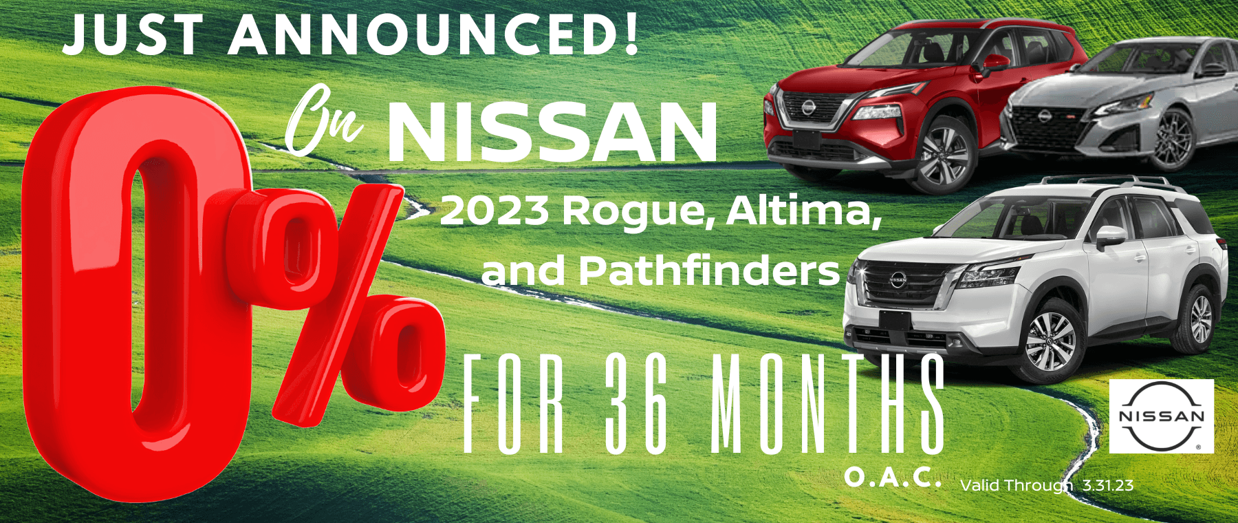 Nissan 0% March 2023