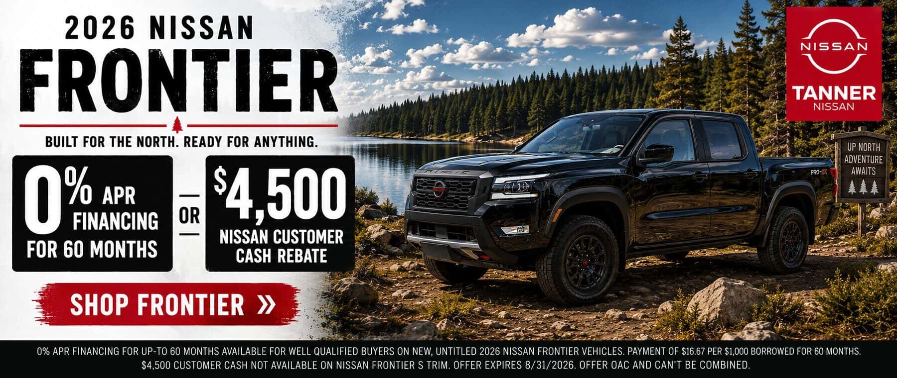 2026 Nissan Fronier For Sale Minnesota