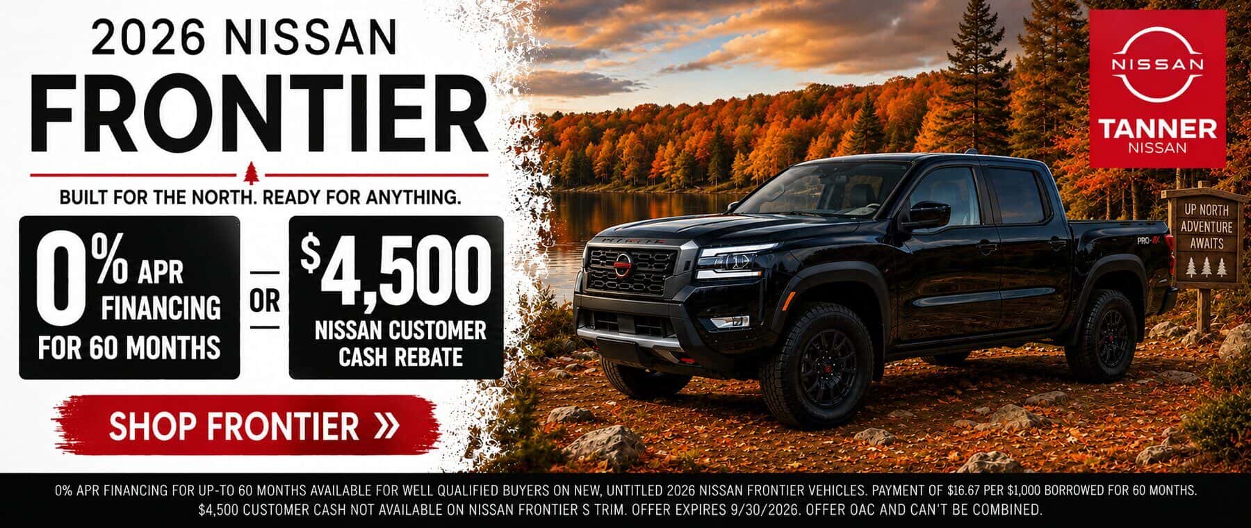 2026 NISSAN FRONTIER FOR SALE MINNESOTA