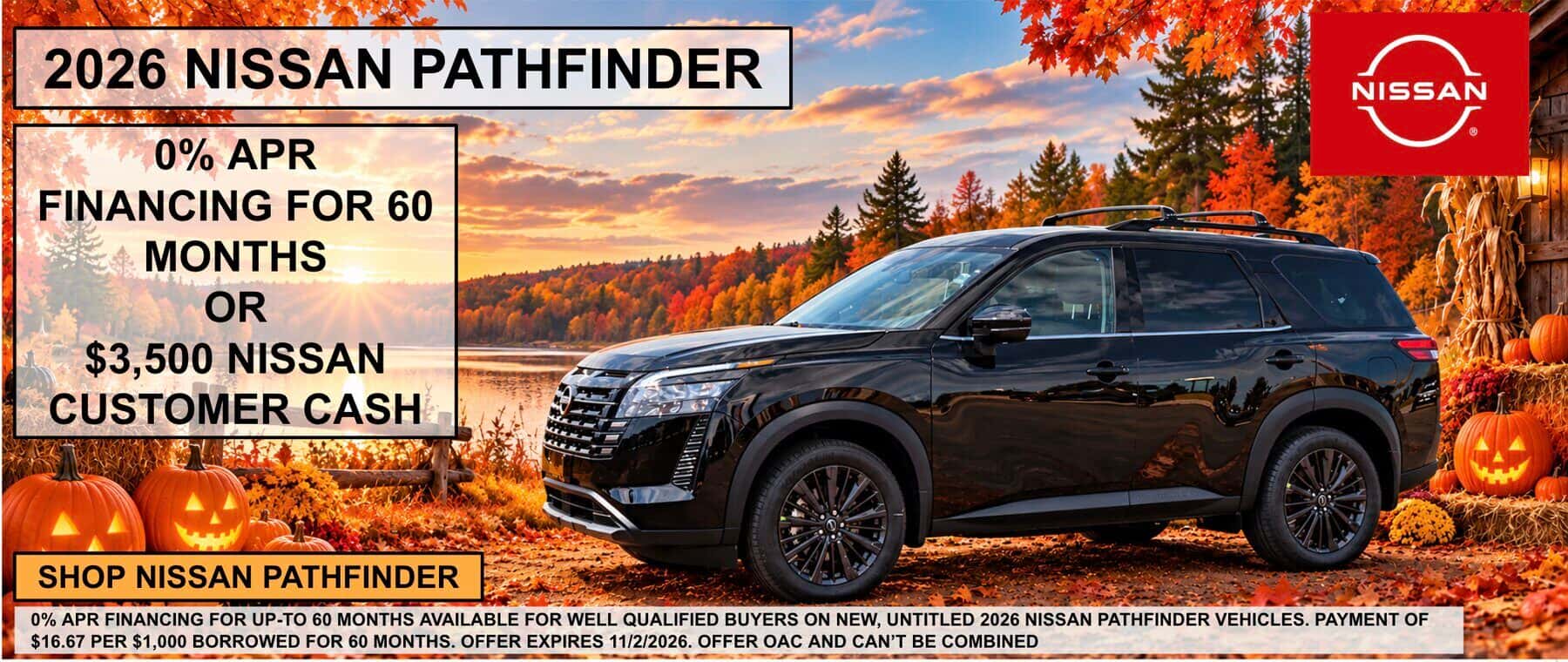 2026 Nissan Pathfinder Offer in Minnesota