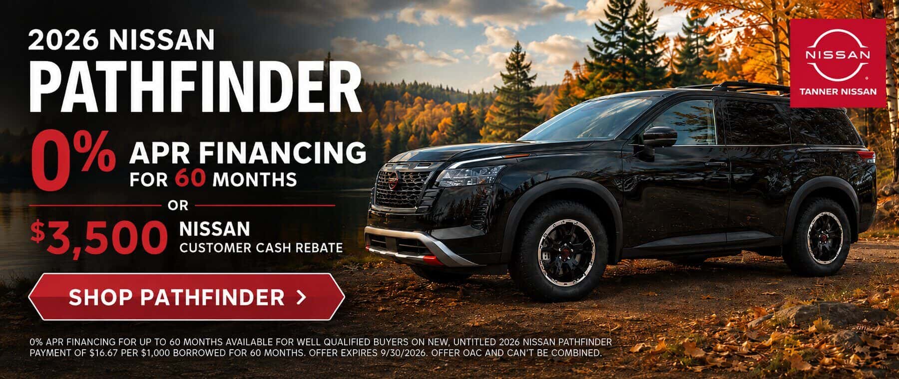 2026 NISSAN PATHFINDER FOR SALE