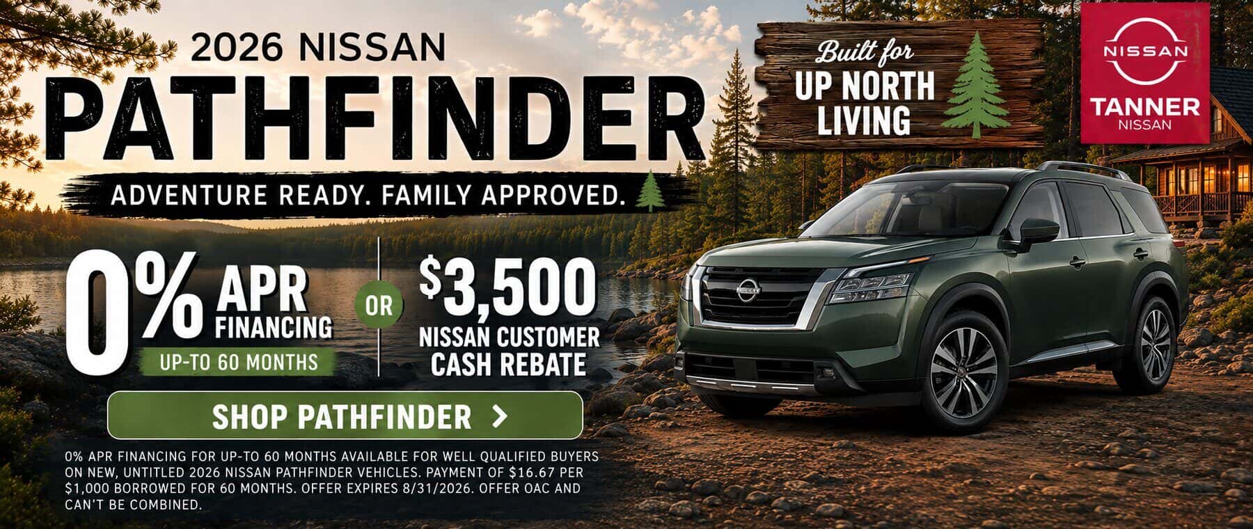 2026 Nissan Pathfinder Offer in Minnesota