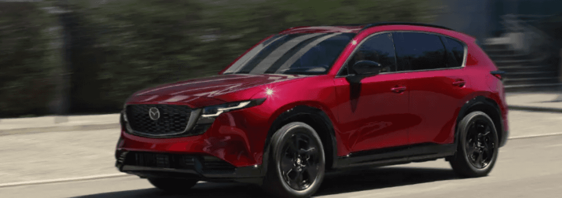 2026 Mazda CX-5 exterior dimensions diagram showing length, width, and height measurements