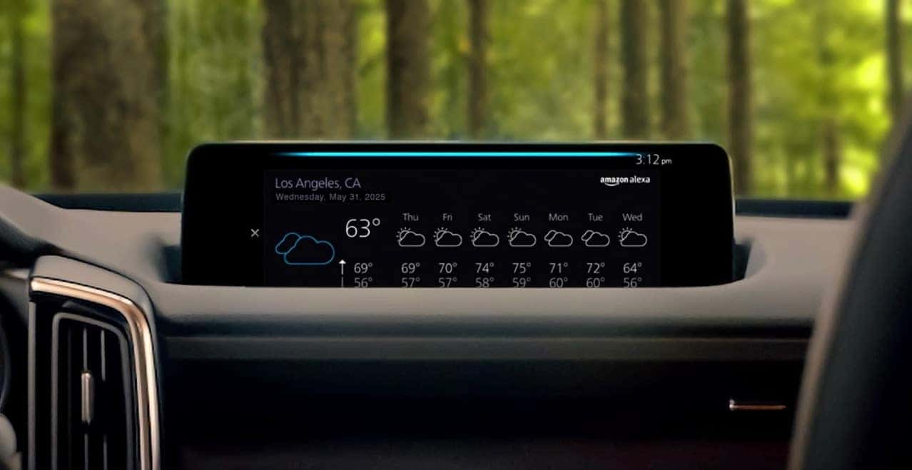 2027 Mazda CX-50 10.25-inch centre infotainment display