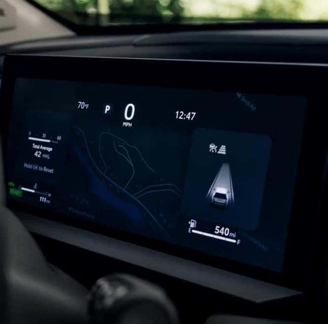 Toyota RAV4 12.3-inch digital instrument cluster display