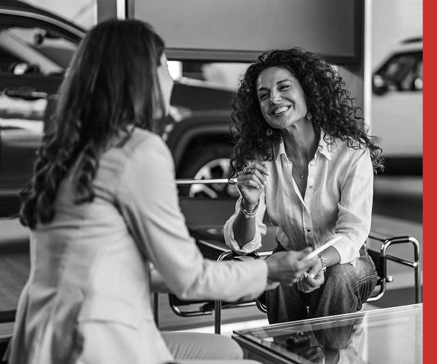 Two Women Chatting