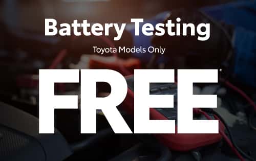 Battery Testing (Toyota Models Only)