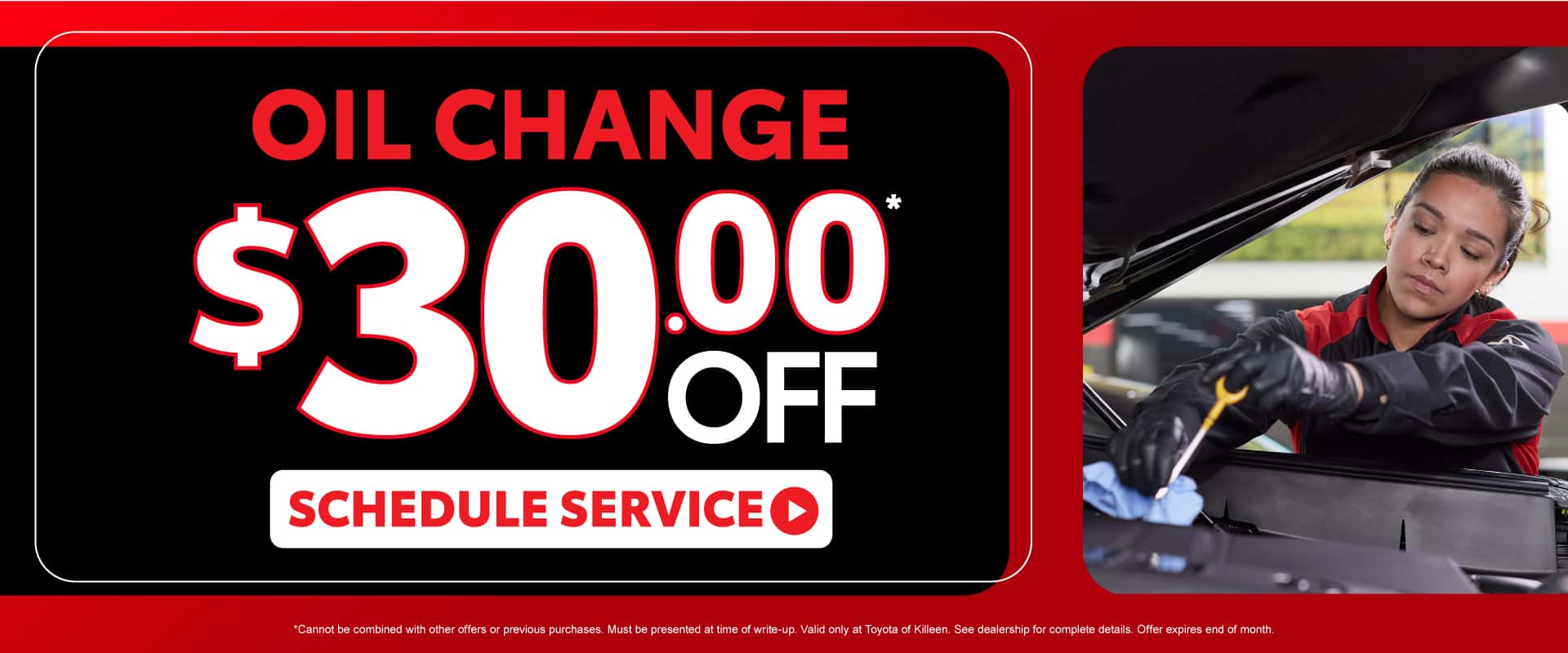 Oil Changes $30 Off