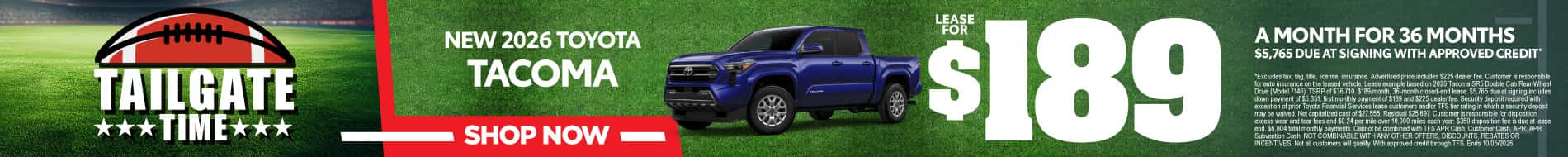 New 2026 Toyota Tacoma 