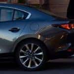 2020 Mazda3 tire and rear close up