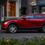 2020 Mazda CX-30 parked by a business