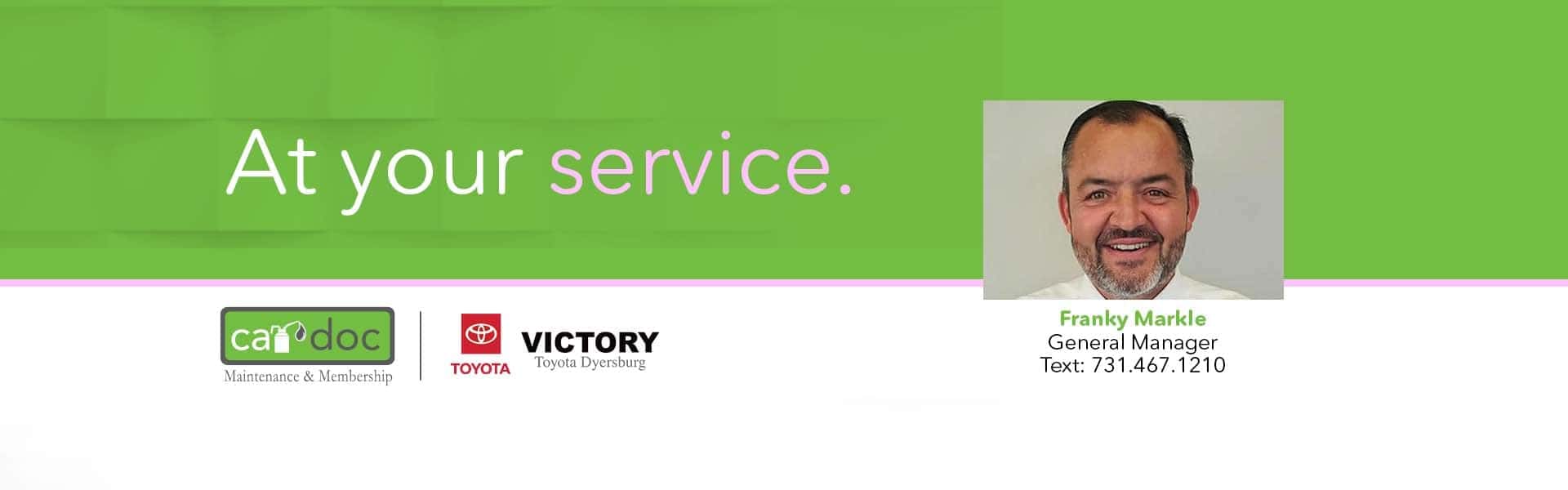 At your service