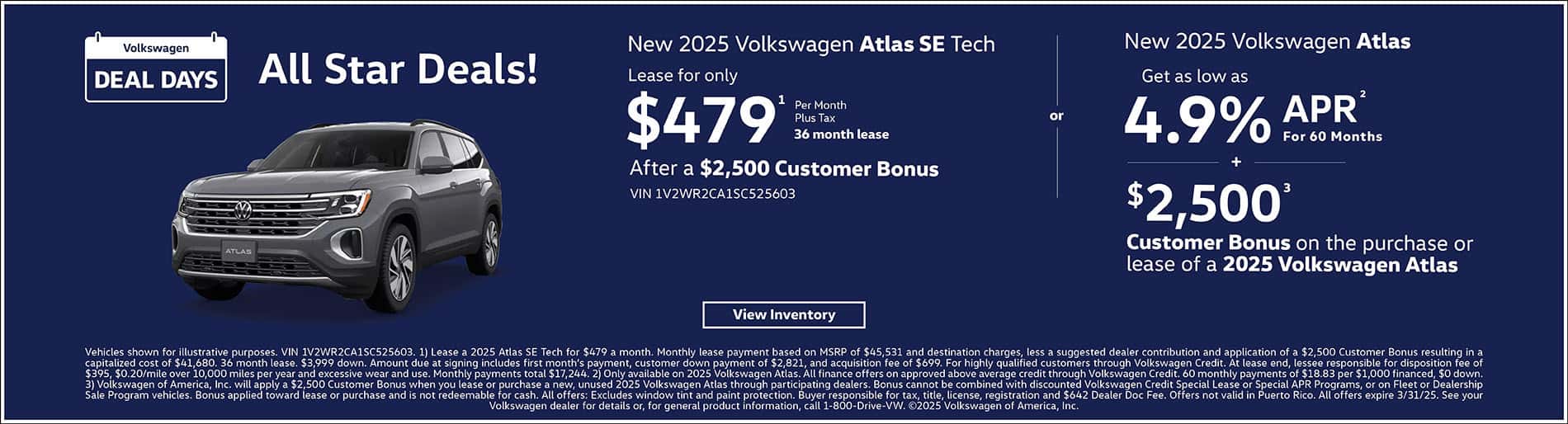 March 2025 Atlas Offer
