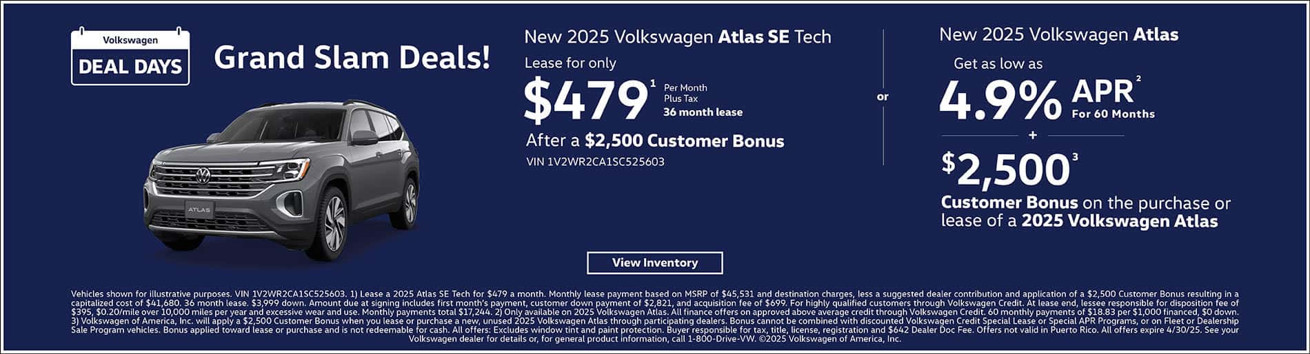 Atlas April Offer