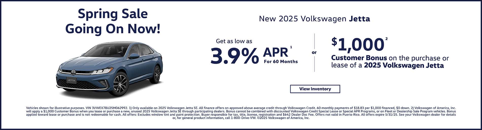 May Jetta Offer
