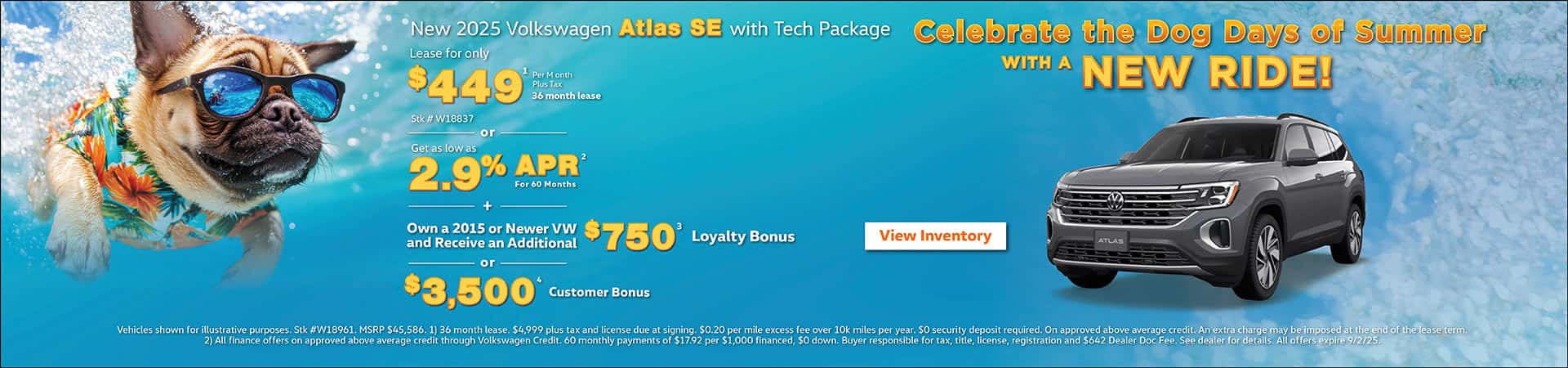 August Atlas Offer