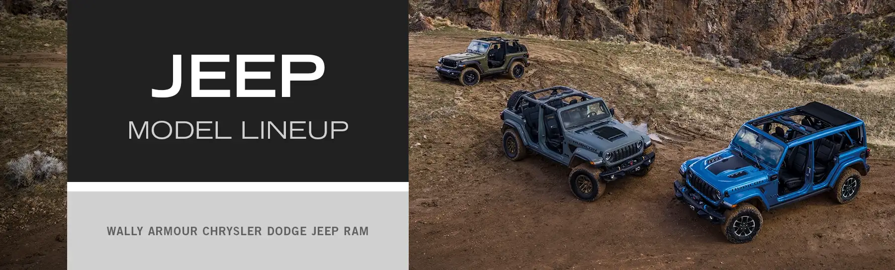 New Jeep SUV & Truck Model Lineup in Alliance, OH | Wally Armour CDJR