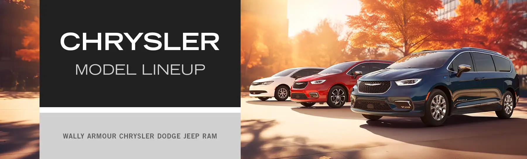 New Chrysler Model Lineup in Alliance, OH | Wally Armour CDJR