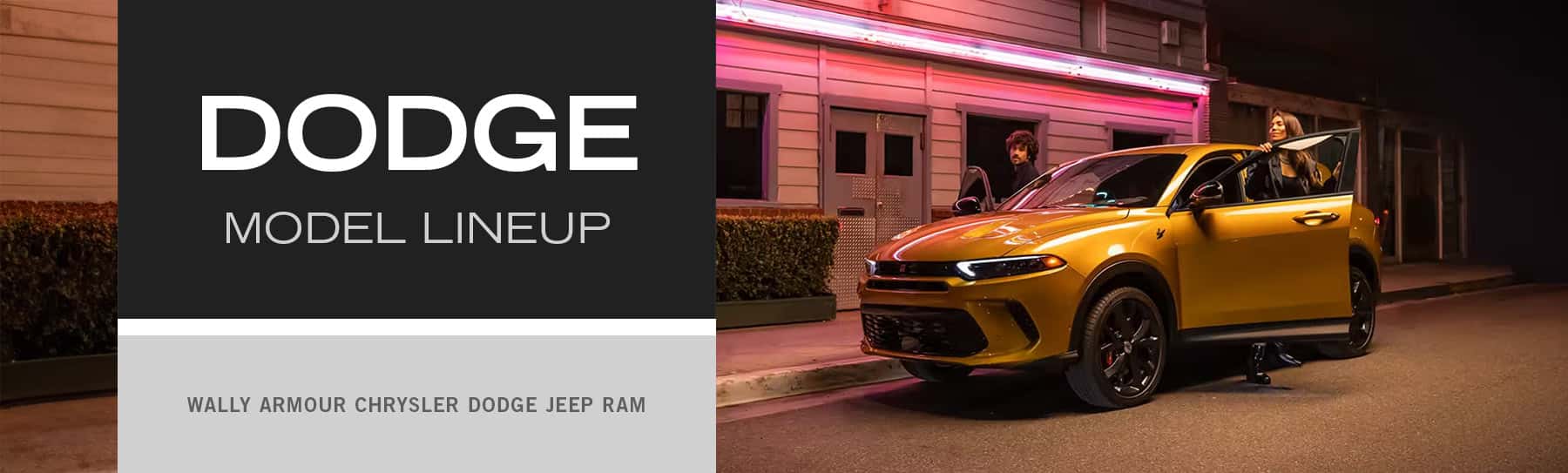 New Dodge Car and SUV Model Lineup in Alliance, OH | Wally Armour CDJR
