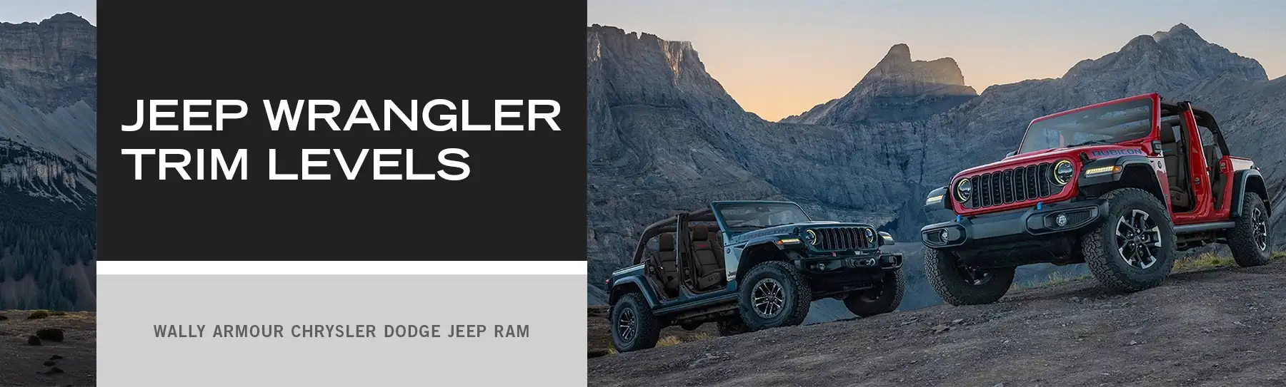 Jeep Wrangler Trim Levels with Prices, Photos, & Specs