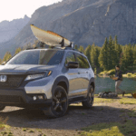 People Camping with Honda Passport