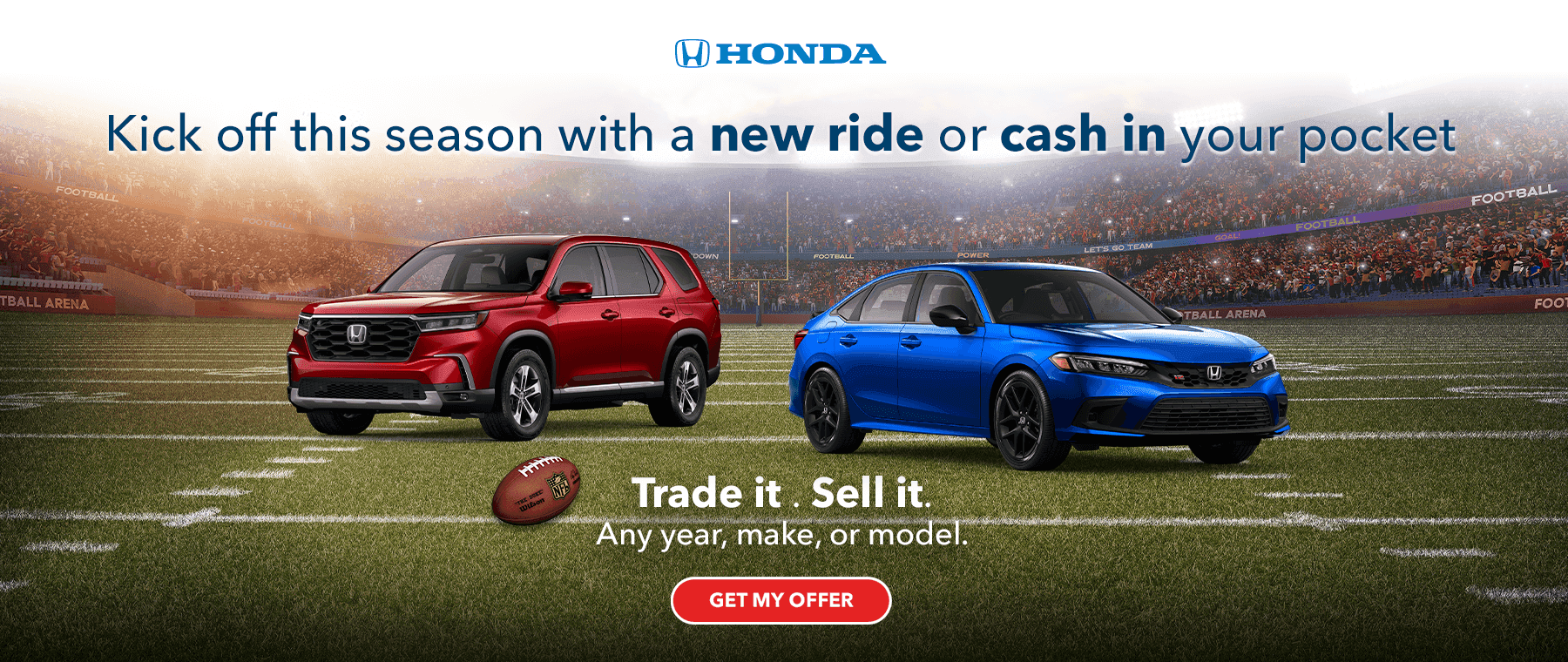 Kick off this season with a new ride or cash in your pocket