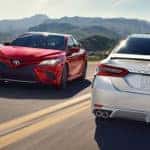 2019 Toyota Camry passing on the road