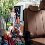 2020 Toyota Sienna folddown seating with beach gear storage
