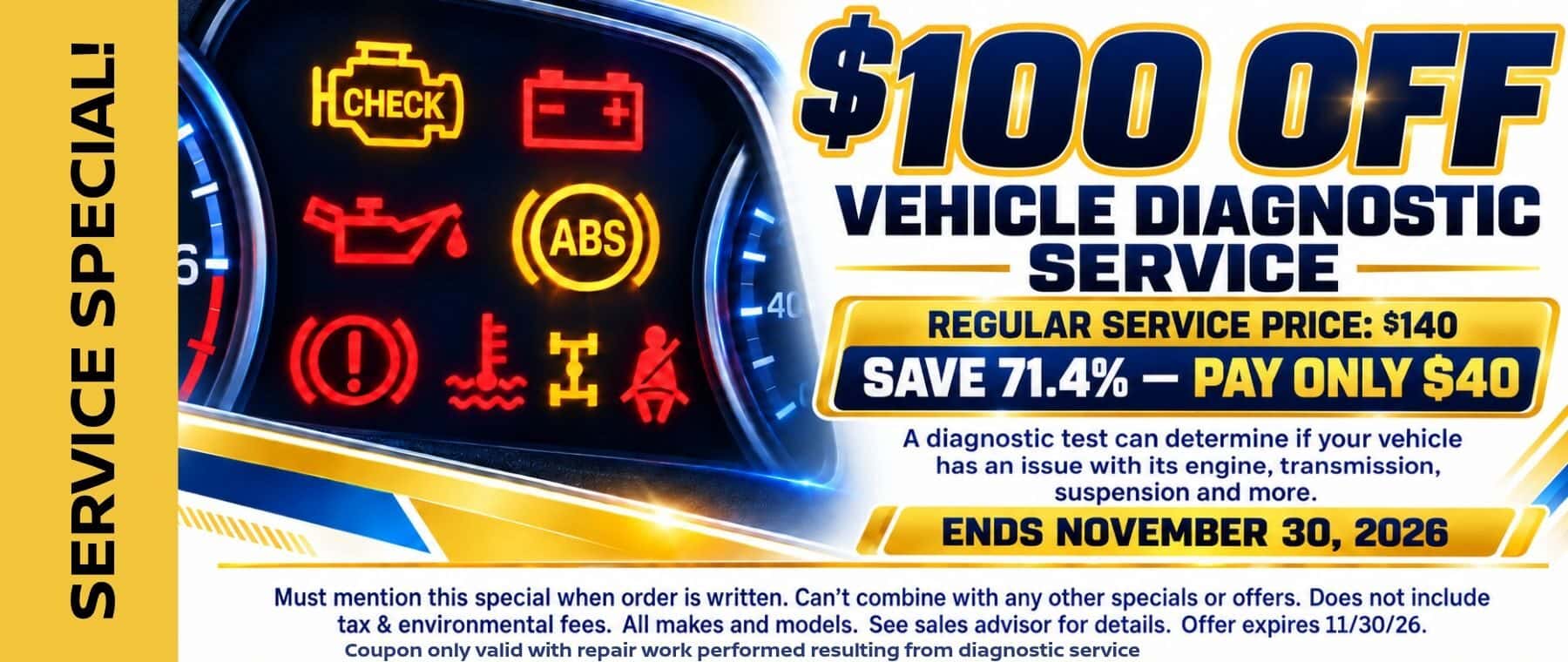 Service banner