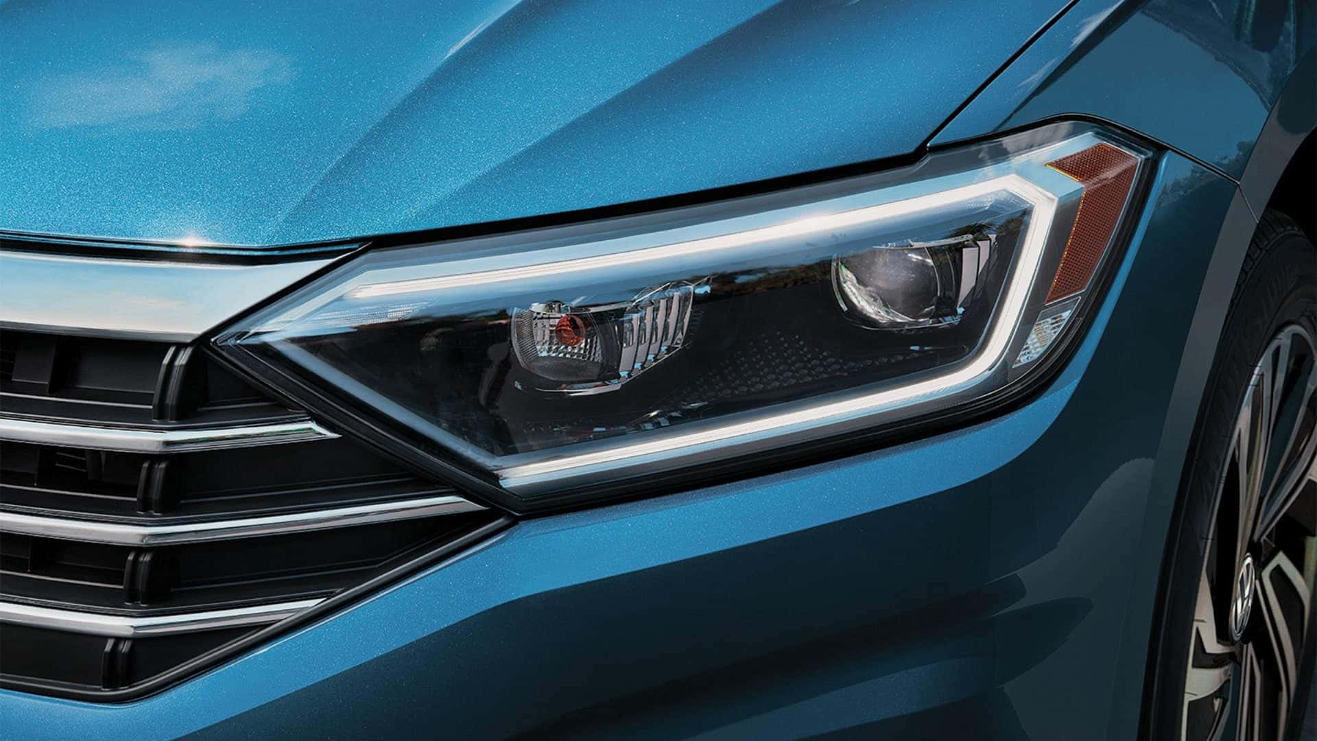 LED Headlights on the Jetta