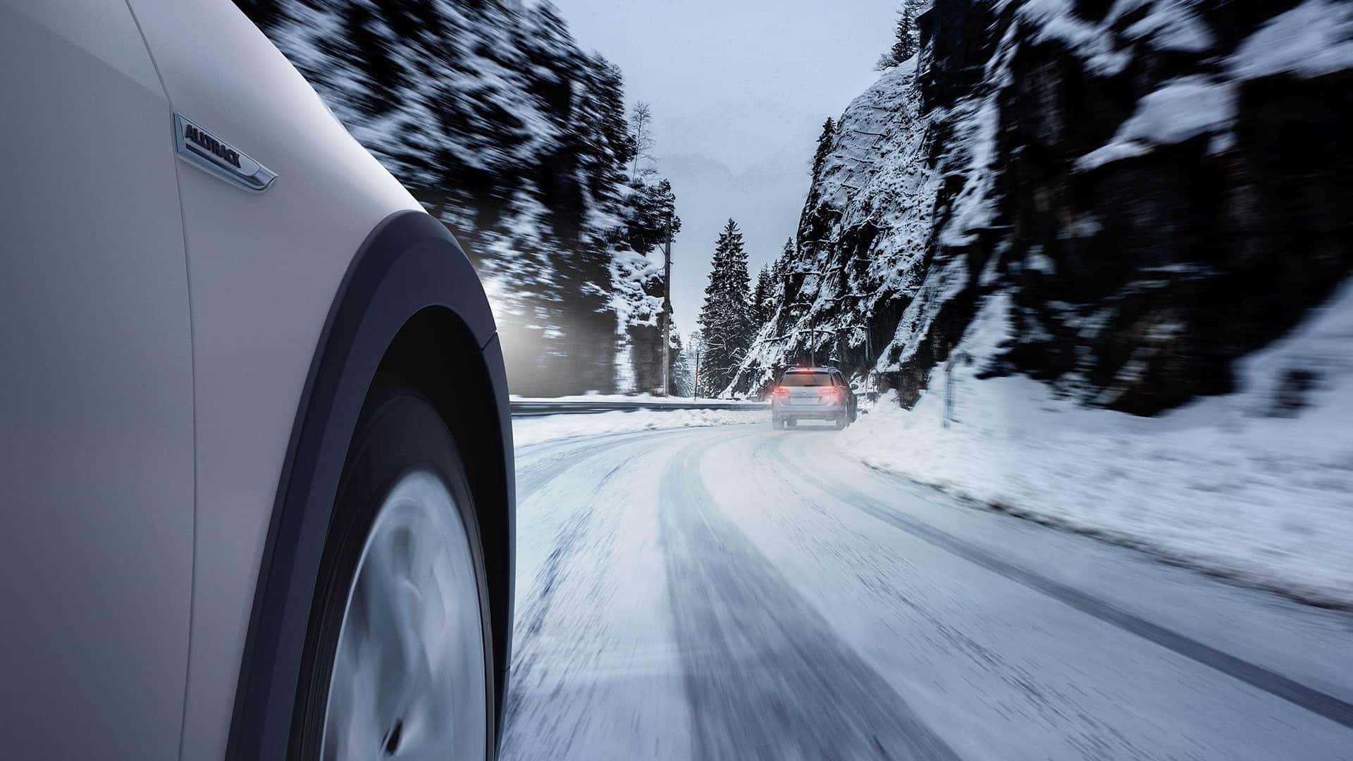2019 VW Golf Alltrack handling icy roads with ease