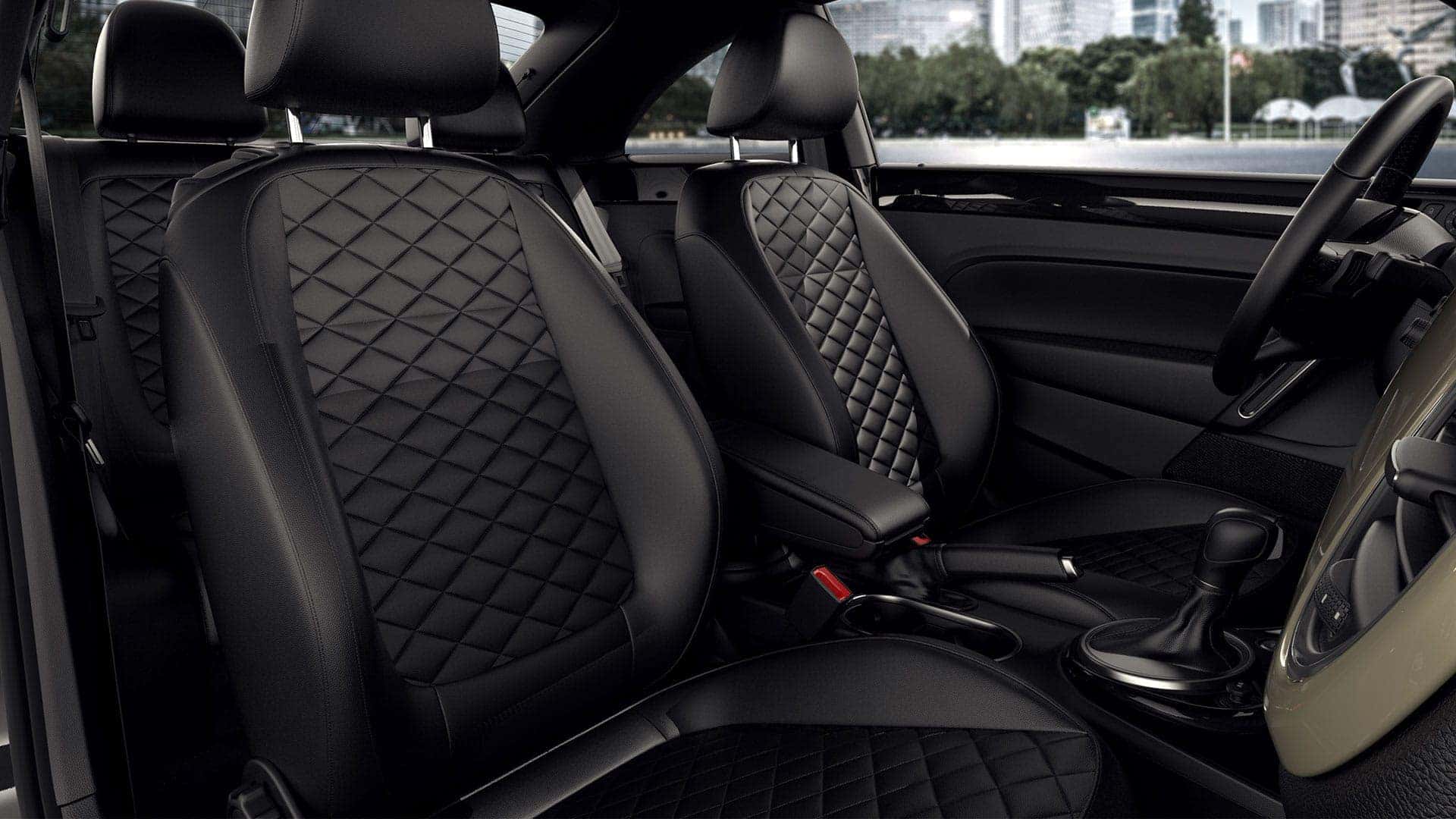 2019 VW Beetle diamond seats