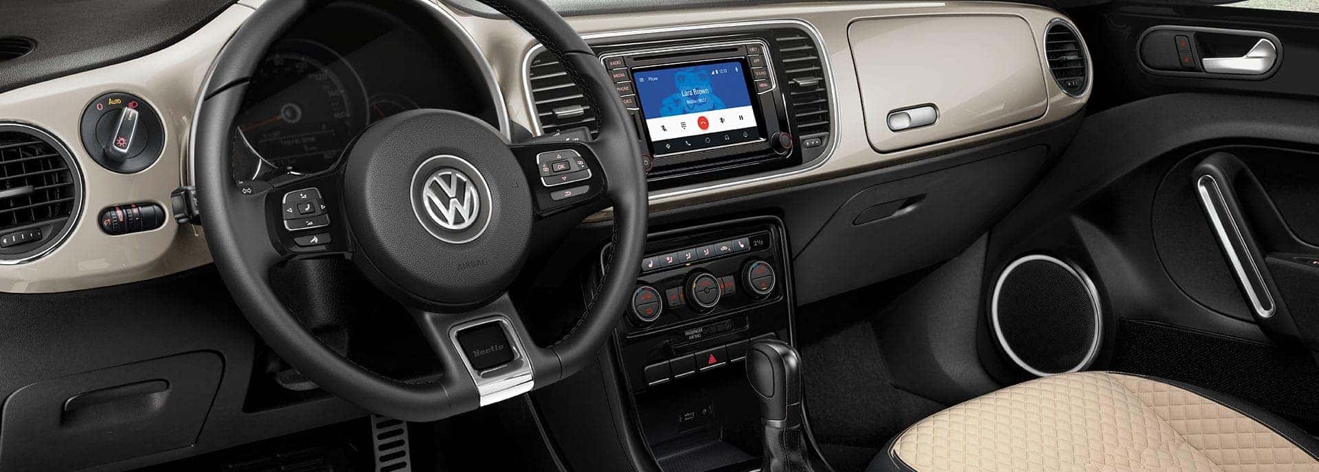 2019 VW Beetle interior