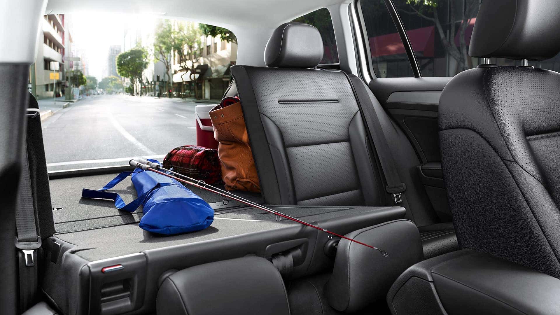 Photo depicting the adjustable cargo capabilities of the VW SportWagen