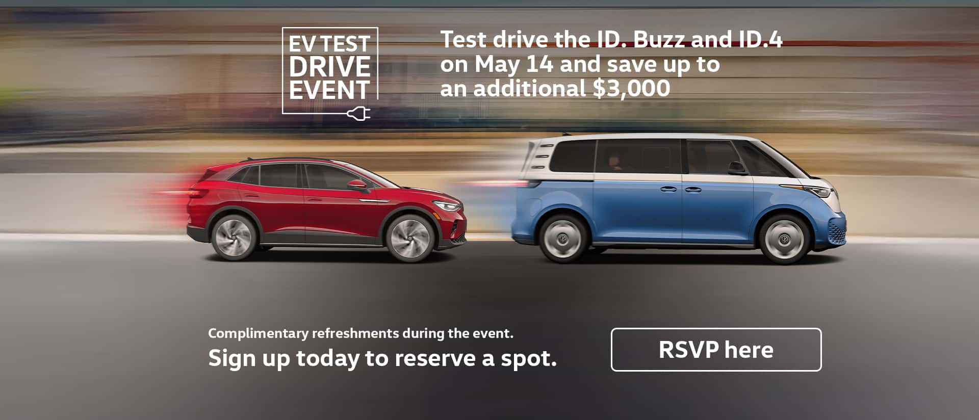 2025 Volkswagen EV Test Drive Event May 14th