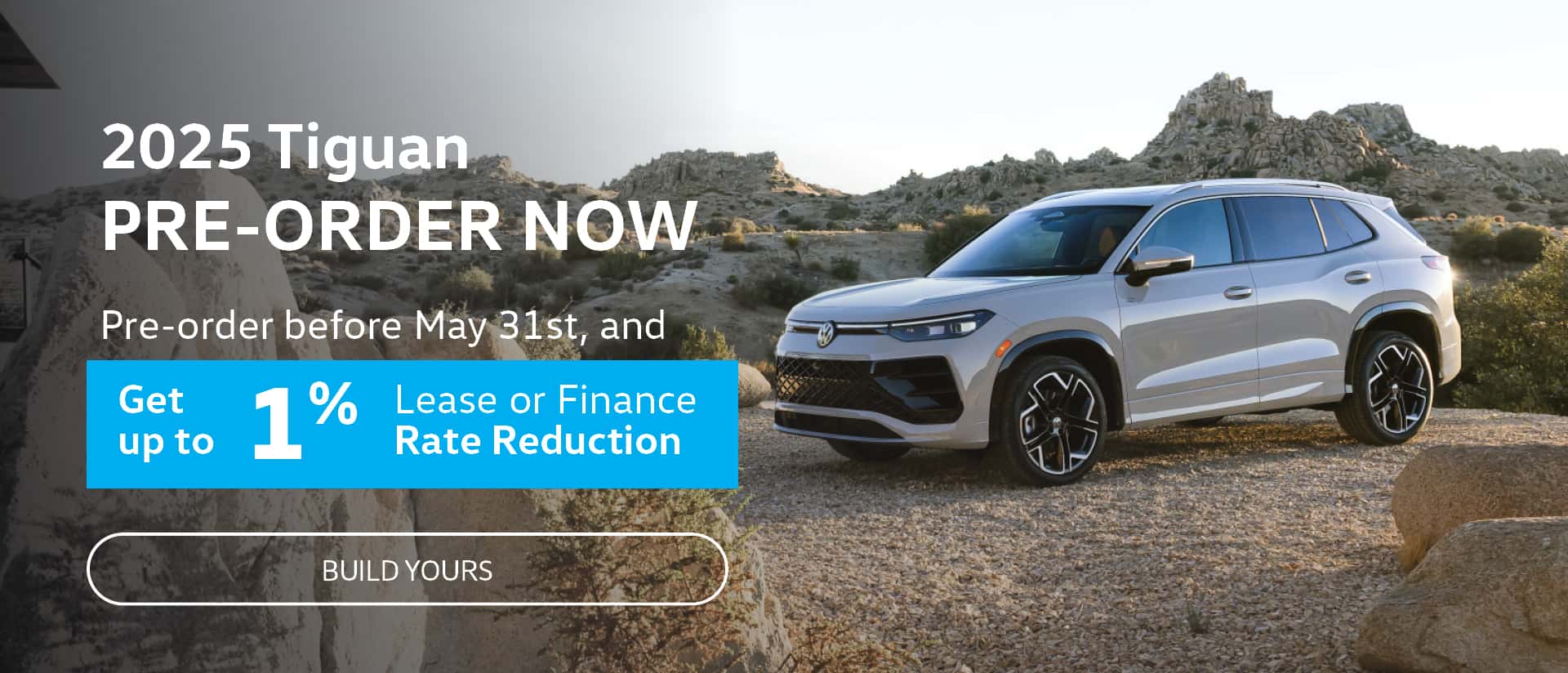 2025 Tiguan Pre-Order Available Now Banner